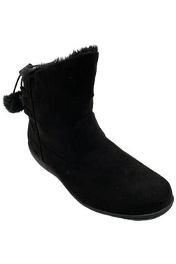 Soft Style Women's Jazzy Slip-On Boots Black - Wide